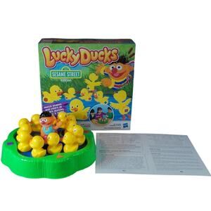 Lucky Ducks Sesame Street Edition Game Complete Works 2011 Hasbro #32276
